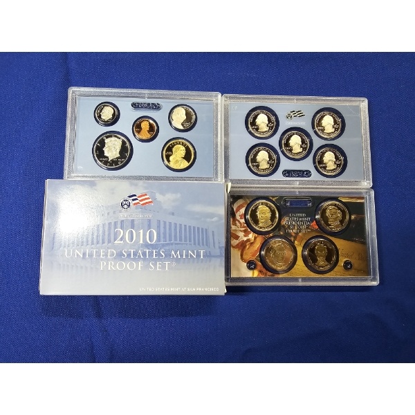 2010- S United States Mint Proof Set: 14 Coins w/ Original Packaging & COA