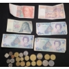 Image 1 : Assorted Foreign Paper & Coin Currency Featuring Cayman Islands, German, French Currency & More