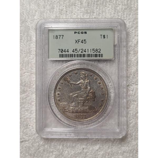 PCGS XF45 1877 U.S. Trade Dollar - Fantastic Coin Originally Minted To Promote Trade in Asia!