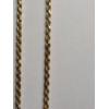 Image 6 : Beautiful 14K Yellow Gold Twisted Rope 24" Necklace - Weight: 14.7g