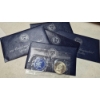 Image 1 : UNITED STATES COINS - 5 Pcs - 1971 x 1, 1972 x 3, 1973 x 1 UNCIRCULATED DOLLAR - U S MINT PACKAGING