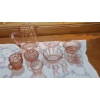 Image 1 : Depression Glass - Pink Group Various Pieces - Some Indiana Glass -  11 Pcs As Shown