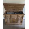 Image 2 : *Pick Up At Mantua Home-No Shipping Available* Fabulous MCM Wood 35''x16''x25'' Entertainment Stand 