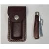 Image 2 : 6" Surgical Stainless Steel Japan Folding Pocket Knife With Leather Case 