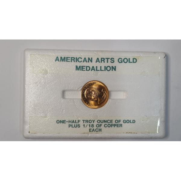 U.S Mint 1980 Marian Anderson 1/2 Troy Oz 90% Gold American Arts Commemorative Series Medallion