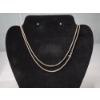 Image 1 : Extra Long Sterling Silver Chain Necklace - 30" - TW: 9.9g