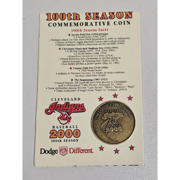 Cleveland Indians 100th Season Commemorative Coin