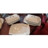 Image 3 : 4 Pc Lot 2 covered Porcelain Serving Bowls & Large Platters Underplates