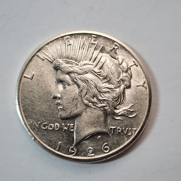 United States 1926 Silver Peace Dollar - 90% U.S. Silver Coin
