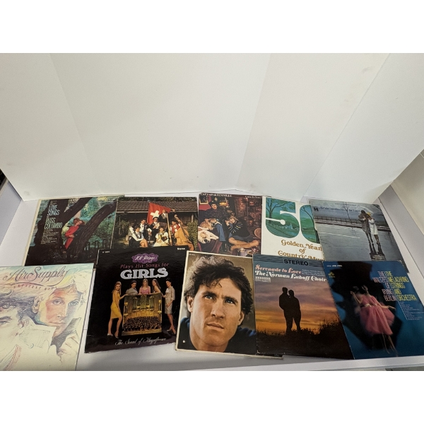 10 Various Records - Includes 101  Strings - Air Supply - Captain & Tennille & More