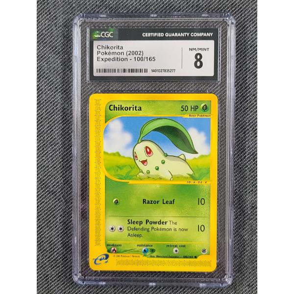 Chikorita Pokémon 2002 Expedition #100/165 NM/MINT 8 Card 