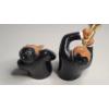 Image 4 : Vintage Ceramic Jazz Player Salt & Pepper Shaker Set From Clay Art