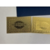 Image 3 : Gold Banknotes (3 Total) - 24K Gold Foil-Plated Collectilbe Items - KL Brand - COA 