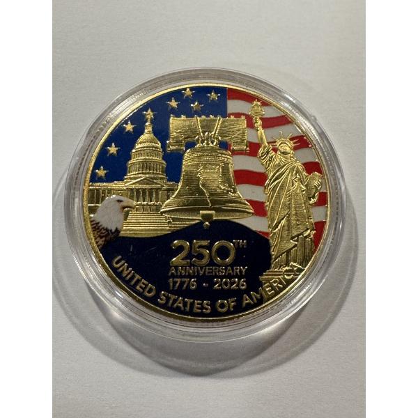 Limited Edition United States 250th Anniversary Commemorative Coin - Mint Condition In Capsule!