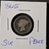 Image 1 : 1865 British Six Pence
