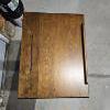 Image 2 : Vintage Grand Rapids Traditional Wooden Pedestal Chapel Lectern with Embedded Wheat/Buffalo Pennies