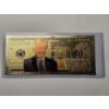 Image 6 : President Donald Trump Gold Foil Plated $1000 Dollar Bill MAGA Novelty Bill - In Sleeve