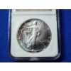 Image 2 : 1992 $1 Silver American Eagle 1 oz Fine Silver Graded MS 69 by NGC