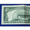 Image 5 : Series of 1928- D Red Seal $5 Legal Tender Note, Great Condition! 