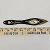 Image 2 : Perfect Point PP-117-2GD Flaming Skull Gold Accent 2-Piece Throwing Knife Set With Nylon Sheath 7.0"