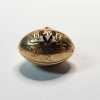 Image 3 : 10K Gold Football "M" Pendant 1931 State 13 - Amherst 12 TW: 4.0g