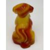 Image 3 : Adorable Degenhart Vintage Glass Dog Figurine- Buttercup Slag