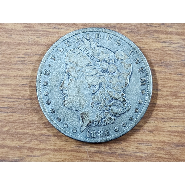 United States 1885 Morgan Silver Dollar ~ 90% Silver Coin 