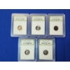 Image 1 : x5 INB Roosevelt Dimes Including Brilliant Uncirculated & DCAM Gem Proof, Assorted Years