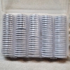 Image 5 : Two Plastic Coin Storage Cases W/ Many Empty Coin Protectors! Perfect for any level coin collector!