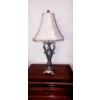 Image 1 : Pair Of 32 Inch Table Lamps As Shown - Working Nicely and In Fine Condition