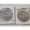 Image 1 : 90% Silver United States Half-Dollar Assortment (Walking Liberty) - AFV: $1.00