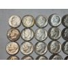 Image 2 : Lot of 22 Assorted Years Silver Roosevelt Dimes FV: $ 2.20