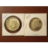 Image 1 : TWO STUNNING 1964 United States 90% Silver Kennedy Half Dollars Including One With Incredible Toning