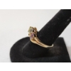 Image 3 : Stunning 10K Yellow Gold Ring with Colorful Pear-Shaped Stones - Size 7 - Total Weight: 3.8g