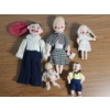Image 1 : Lot of 5 Vintage Handmade Dolls