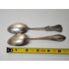 Image 6 : x2 Mount Union College Alliance Ohio Souvenir Spoons TW: 36.2g