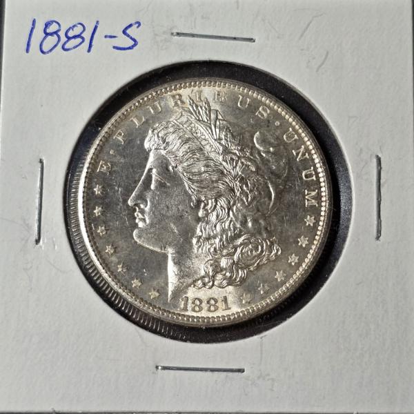 1881S Morgan Silver Dollar