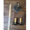 Image 7 : Lot of Two Vintage Metal Electric Candle Lights