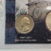 Image 2 : United States 1976 Bicentennial Coin Set: Quarter, Half Dollar, Dollar 