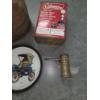 Image 2 : Antique Small Wood Barrel, Tin Tray, Oil Can & Coleman Can