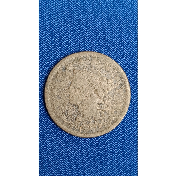 United States 1842 Braided Hair Large Cent