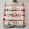 Image 3 : Six Rolls of Assorted Years United States Lincoln Cents - Face Value: $3.00