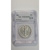 Image 1 : ICG 1943 VF35 Details 90% Silver Walking Liberty Half Dollar