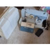 Image 1 : PICKUP IN CANTON - Excellent "WHITE" ZIG ZAG MODEL 614 PORTABLE SEWING MACHINE -  EXC COND