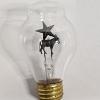 Image 1 : Vintage Aerolux Light Corporation Gas-Discharge Neon Glow Bulb, featuring a Donkey and Star Theme