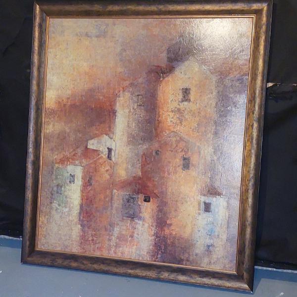 Modern Decorative Large Framed Print - As shown 43 x 41