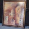 Image 1 : Modern Decorative Large Framed Print - As shown 43 x 41