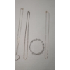 Image 2 : Assorted Sterling Silver Necklaces & Bracelet - Total Weight: 25.2g