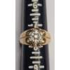 Image 7 : Vintage Men's 14K Yellow Gold Daisy Diamond Cluster Ring - Size 7.5 - Weight: 5.1g