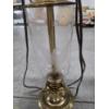Image 2 : Vintage Beautiful 35'' Glass & Brass Eagle Lamps & Vintage License Plate Collection -No Shipping